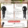 2 Pack Cooling Fans Portable Handheld Misting 25Ml Water Tank