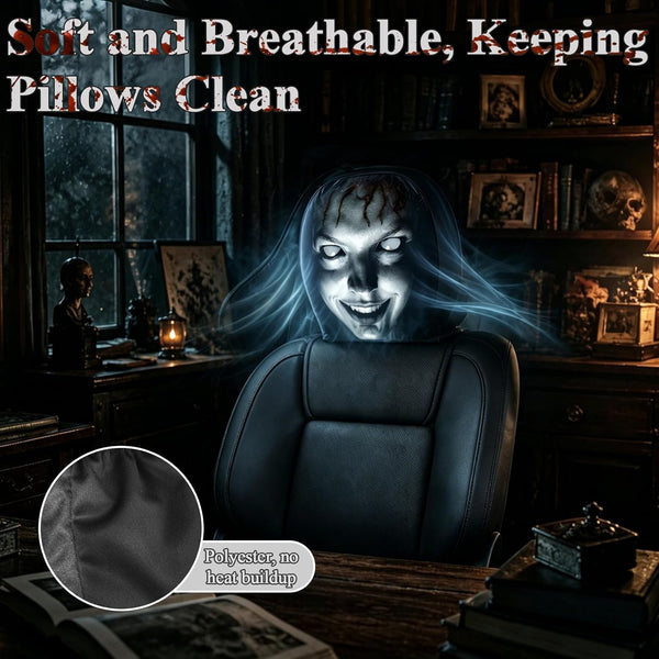 Ghost Face Headrest Covers