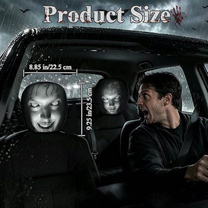 Ghost Face Headrest Covers 4pcs