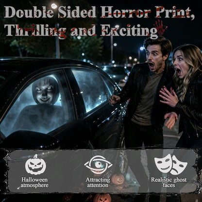 Ghost Face Headrest Covers 4pcs
